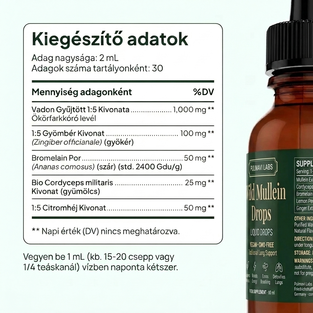 Pulmavi Labs – Ökörfarkkóró cseppek